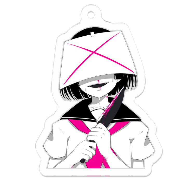 アクリルキーホルダー（コーティング） - 50 x 50 (mm)