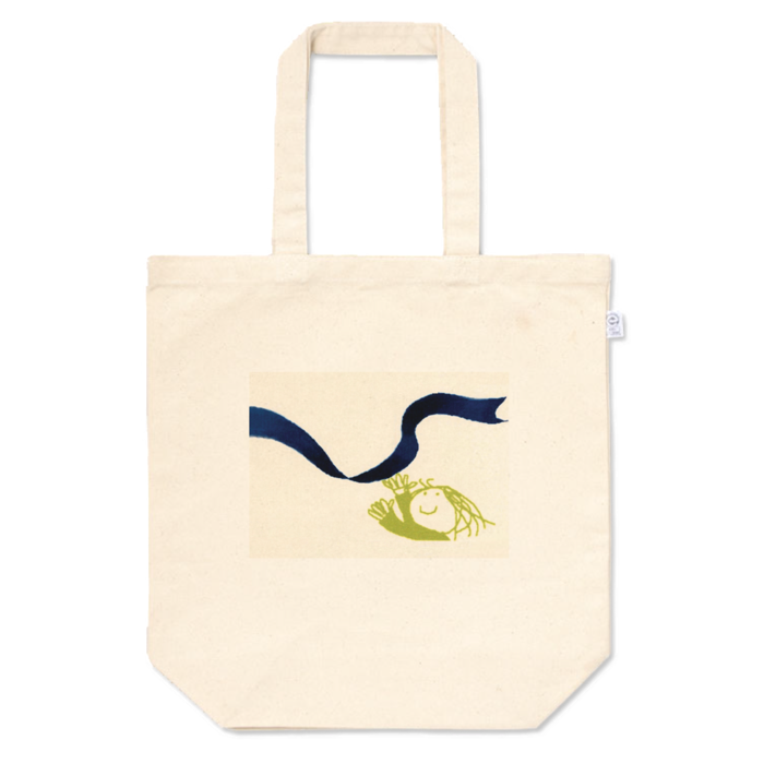 トートバッグ - M - プリント面積小・ふわっとリボン