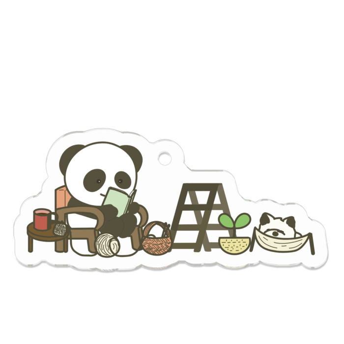 アクリルキーホルダー - 50 x 50 (mm)