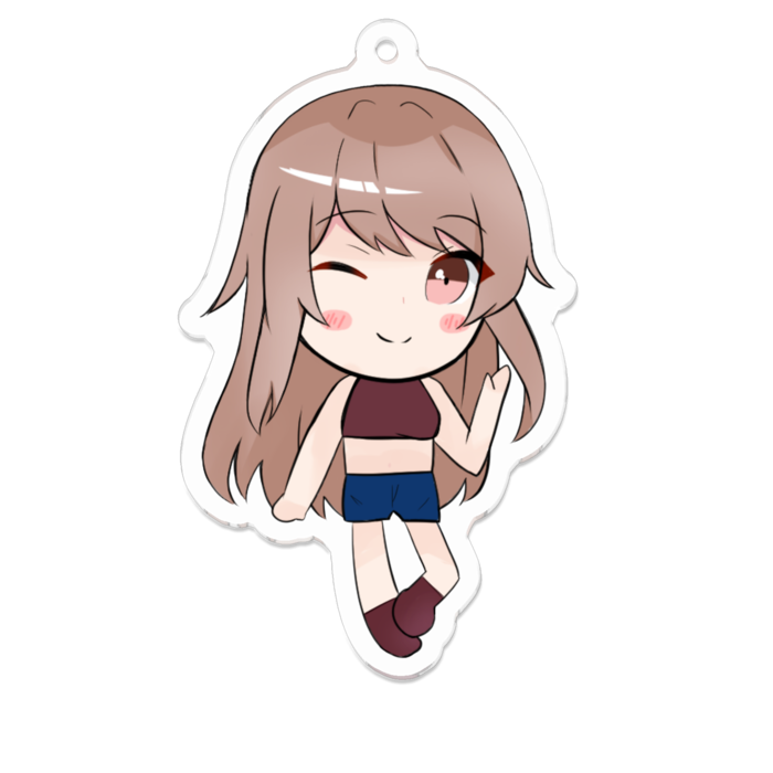 アクリルキーホルダー - 70 x 70 (mm)