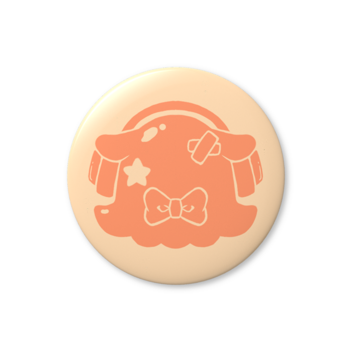 uneロゴ缶バッチ - 44mm