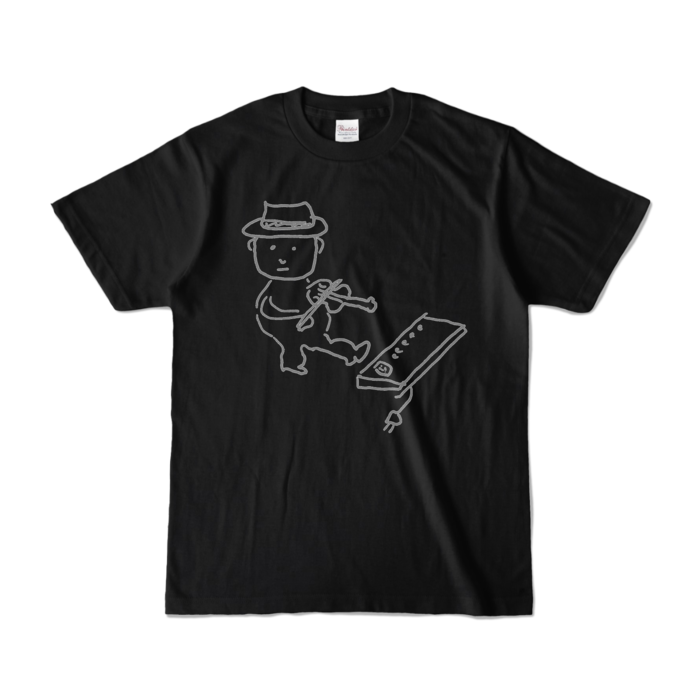 Tシャツ - S - ブラック (濃色)-キャラ大