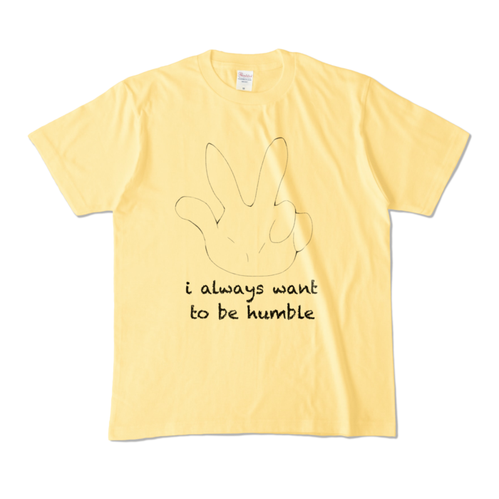 カラーTシャツ - M - ライトイエロー (淡色)