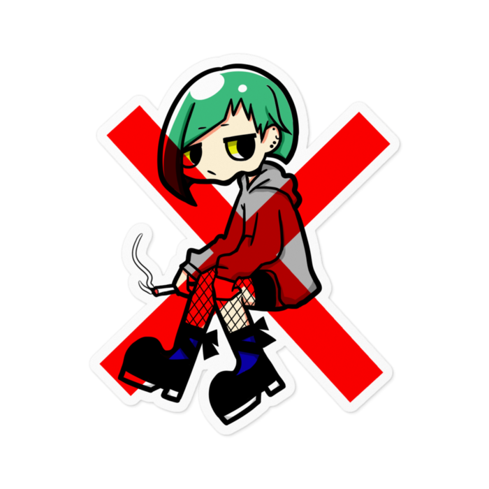ステッカー - 100 x 100 (mm)