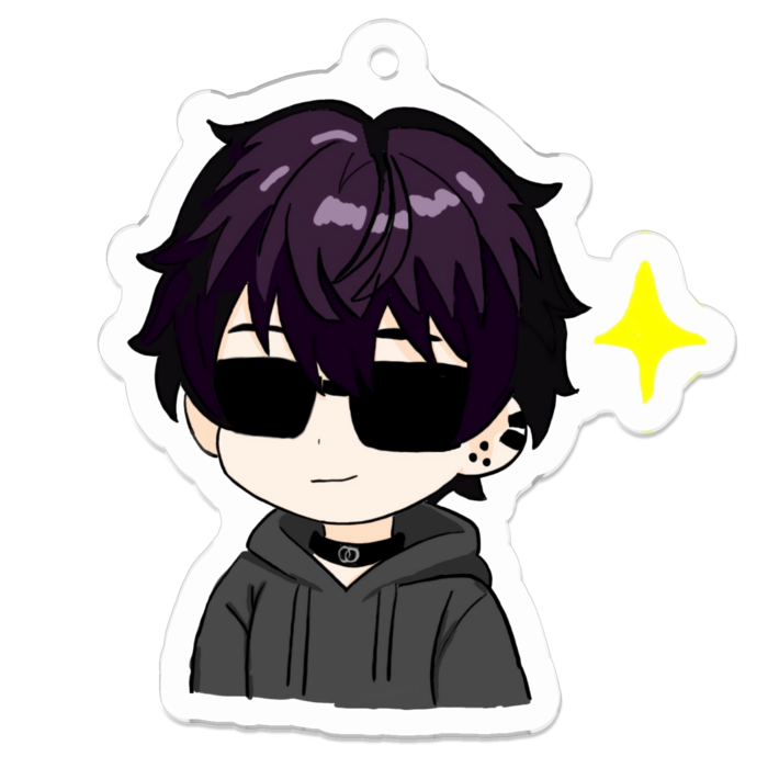 アクリルキーホルダー - 50 x 50 (mm)