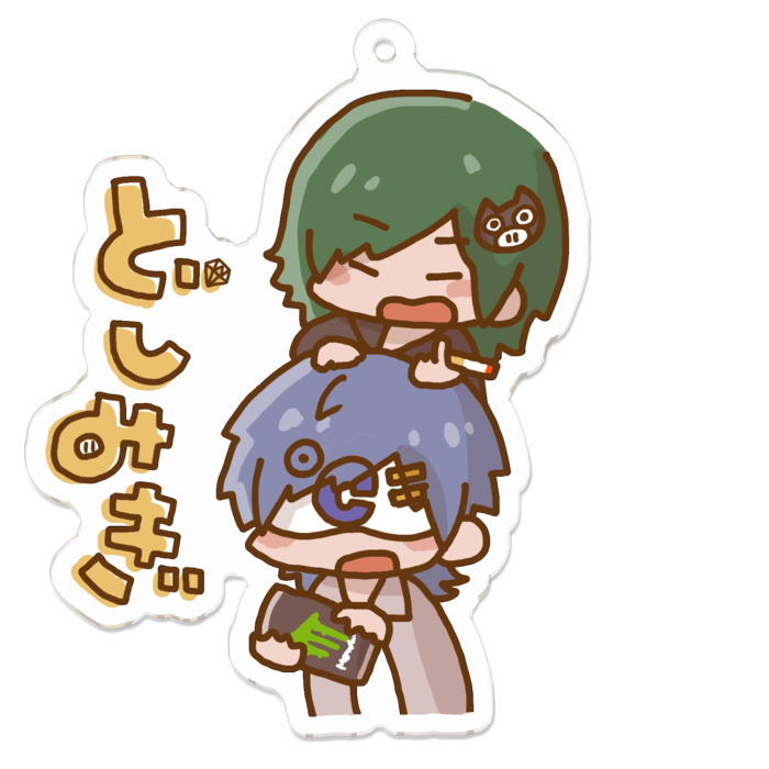 アクリルキーホルダー - 70 x 70 (mm)
