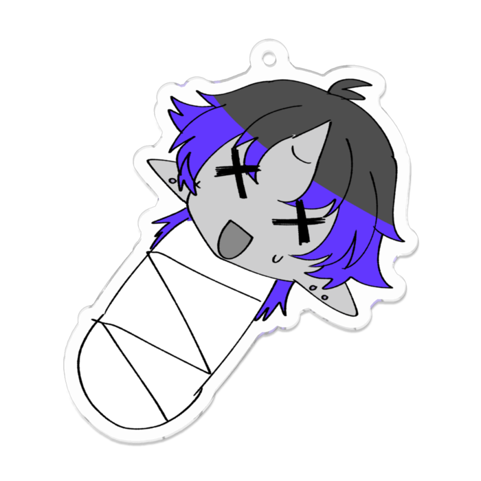 アクリルキーホルダー - 70 x 70 (mm)