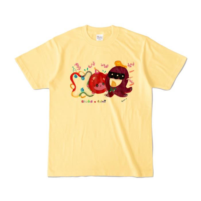カラーTシャツ - S - ライトイエロー (淡色)