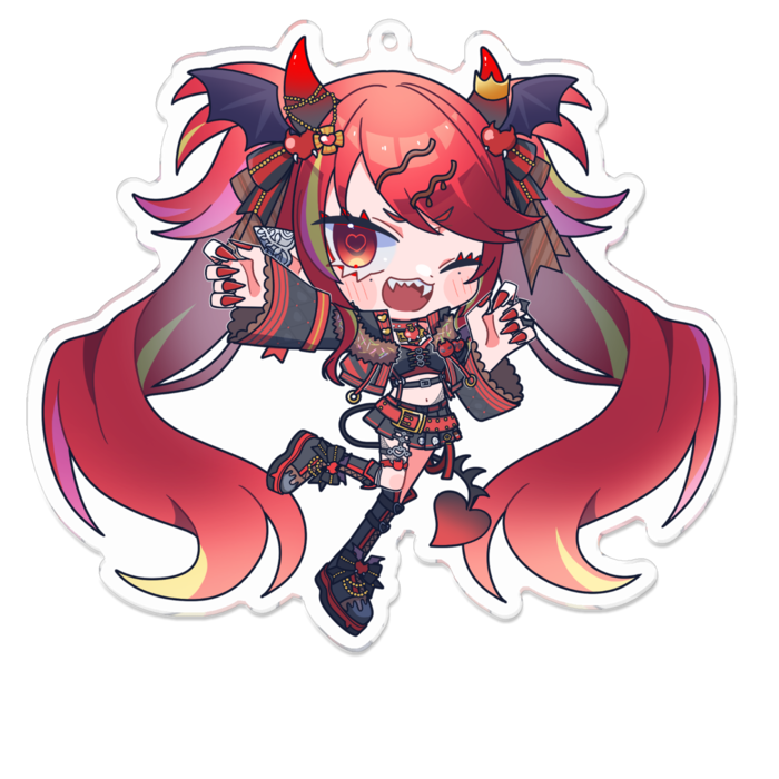 アクリルキーホルダー - 100 x 100 (mm)