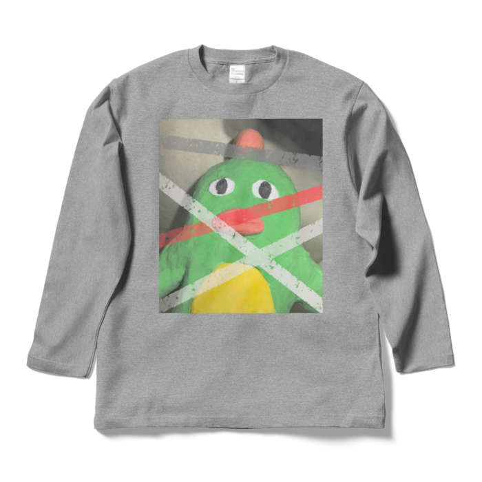 ロングスリーブTシャツ - L - 杢グレー