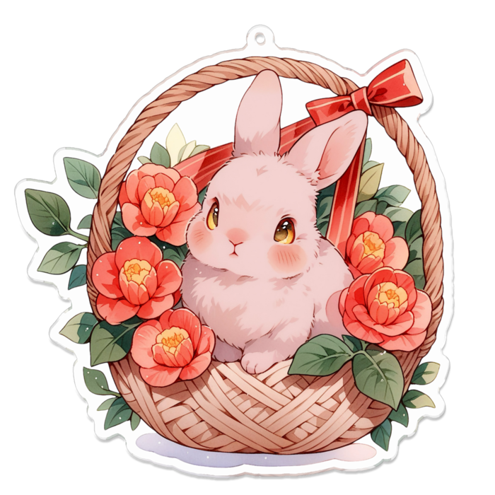 アクリルキーホルダー - 100 x 100 (mm)