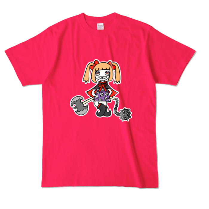 カラーTシャツ - L - ホットピンク (濃色)