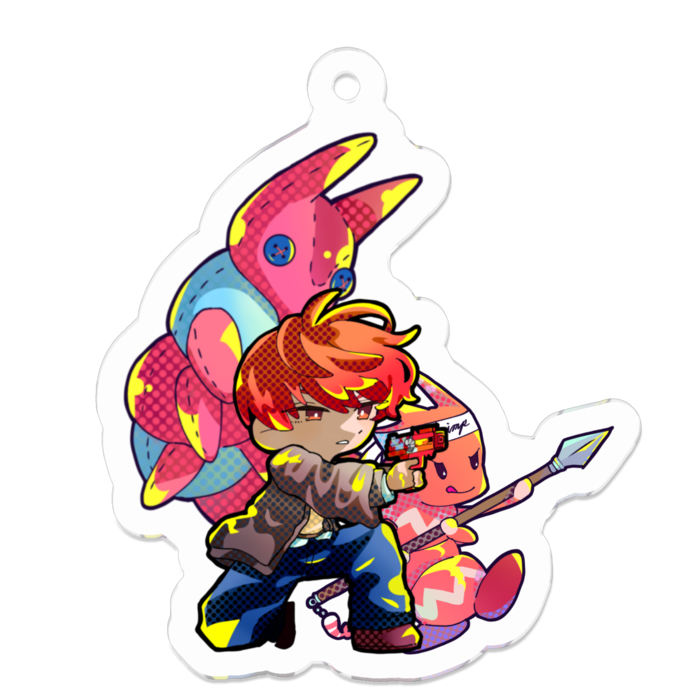 アクリルキーホルダー - 50 x 50 (mm)