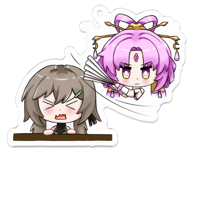 アクリルキーホルダー - 70 x 70 (mm)