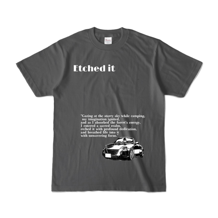 カラーTシャツ - S - チャコール (濃色)