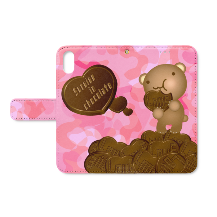 手帳型iPhoneケース - iPhone X - ストラップ穴 あり