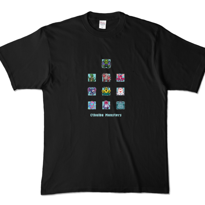 カラーTシャツ - XL - ブラック (濃色)【blue】