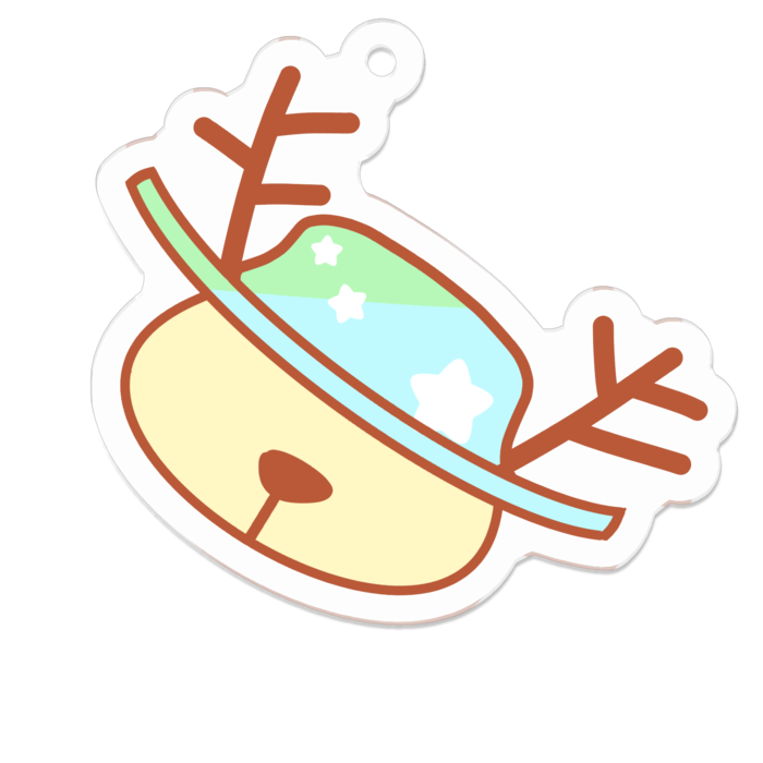 アクリルキーホルダー - 50 x 50 (mm)