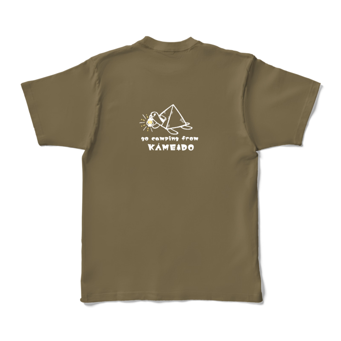 カラーTシャツ - XL - オリーブ (濃色)