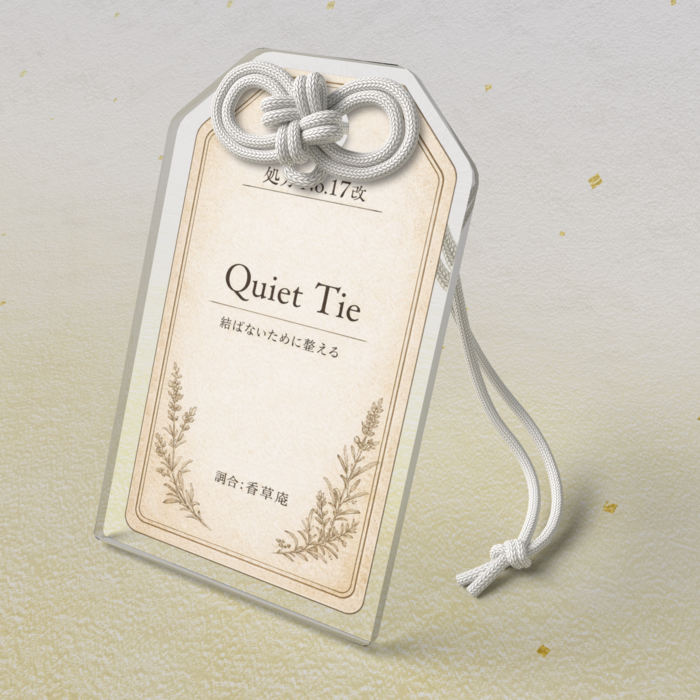 処方 No.17改｜Quiet Tie