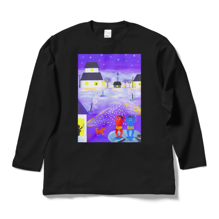 ロングスリーブTシャツ - L - ブラック