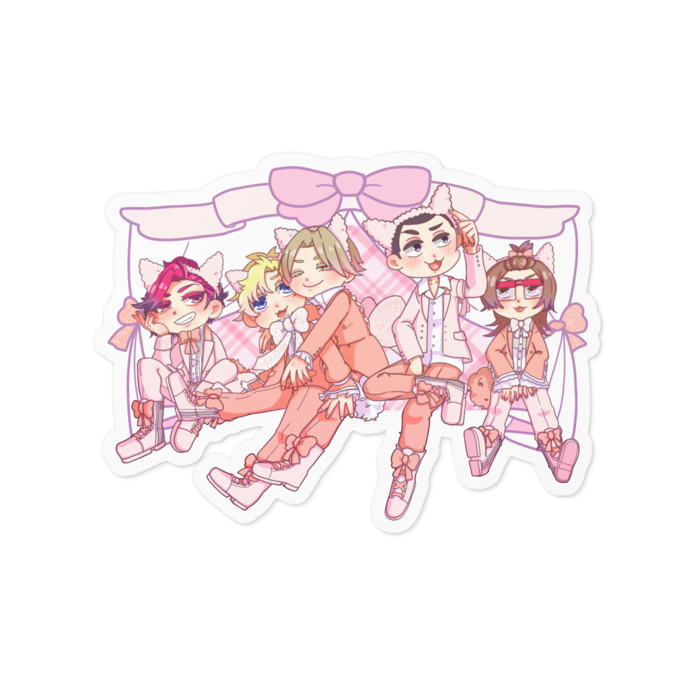 ステッカー - 100 x 100 (mm)