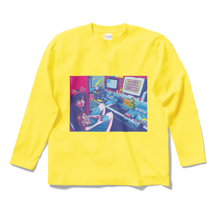 ロングスリーブTシャツ - S - イエロー