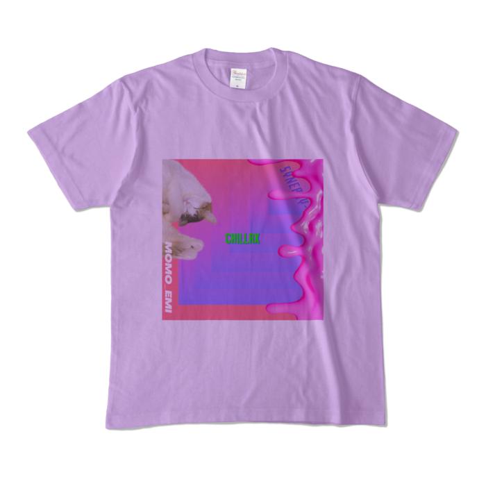 カラーTシャツ - M - ライトパープル (淡色)