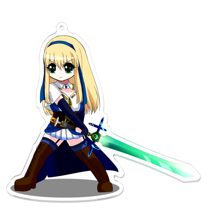 アクリルキーホルダー - 100 x 100 (mm)