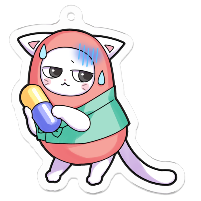 アクリルキーホルダー - 50 x 50 (mm)