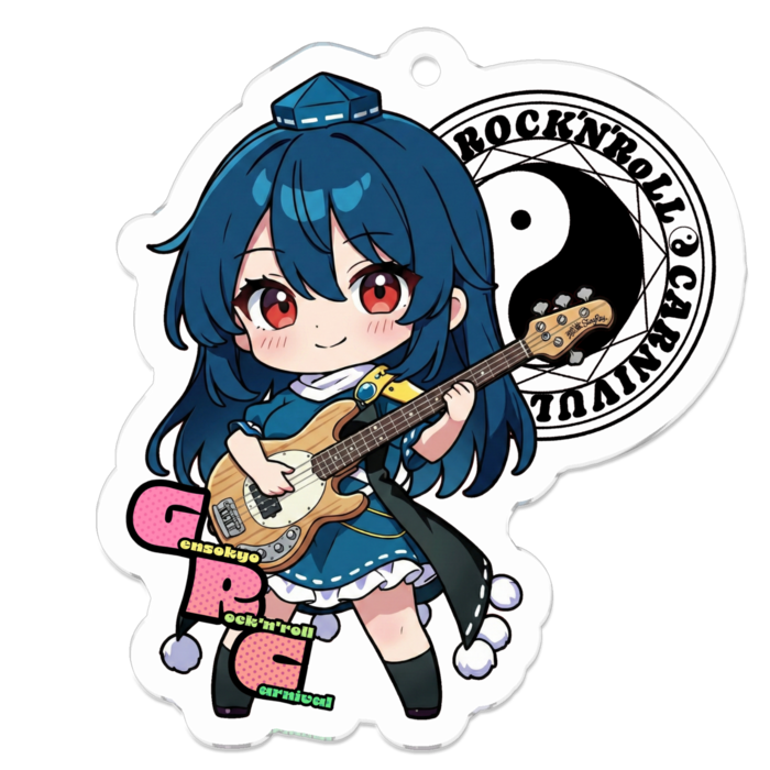 アクリルキーホルダー - 50 x 50 (mm)