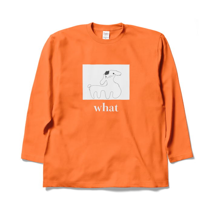 ロングスリーブTシャツ - XL - オレンジ