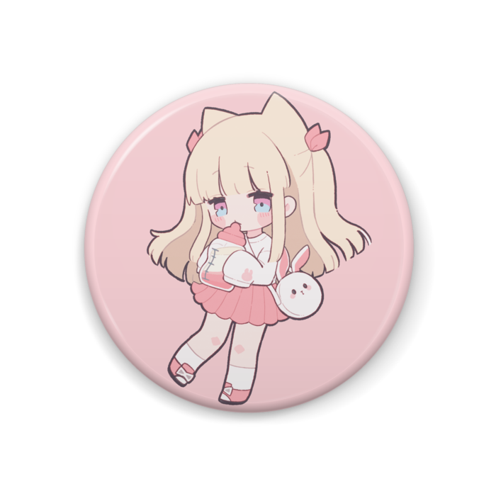 缶バッジ - pink 粉色