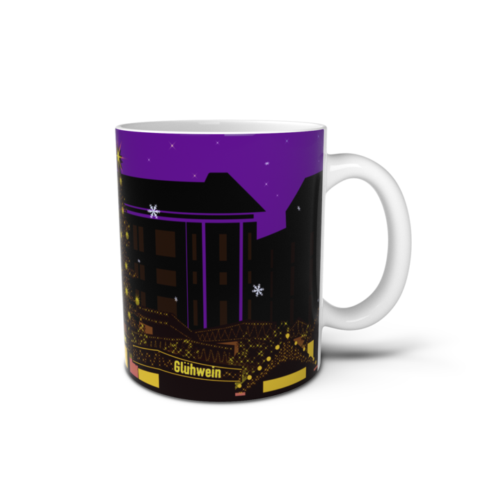 マグカップ -ラベンダー- 直径 8 cm / 高さ 9.5 cm(4)