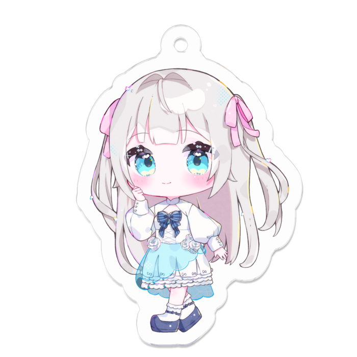 アクリルキーホルダー - 50 x 50 (mm)