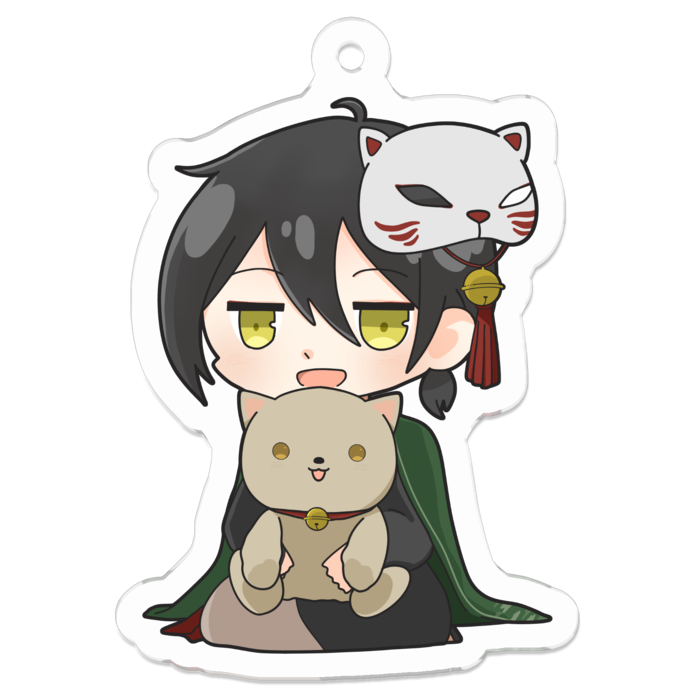 アクリルキーホルダー - 50 x 50 (mm)