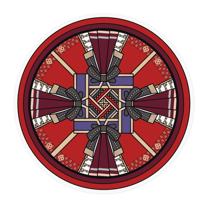 ステッカー - 100 x 100 (mm)