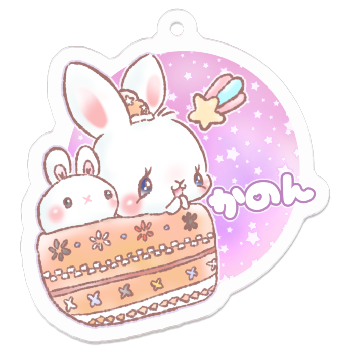 アクリルキーホルダー - 50 x 50 (mm)