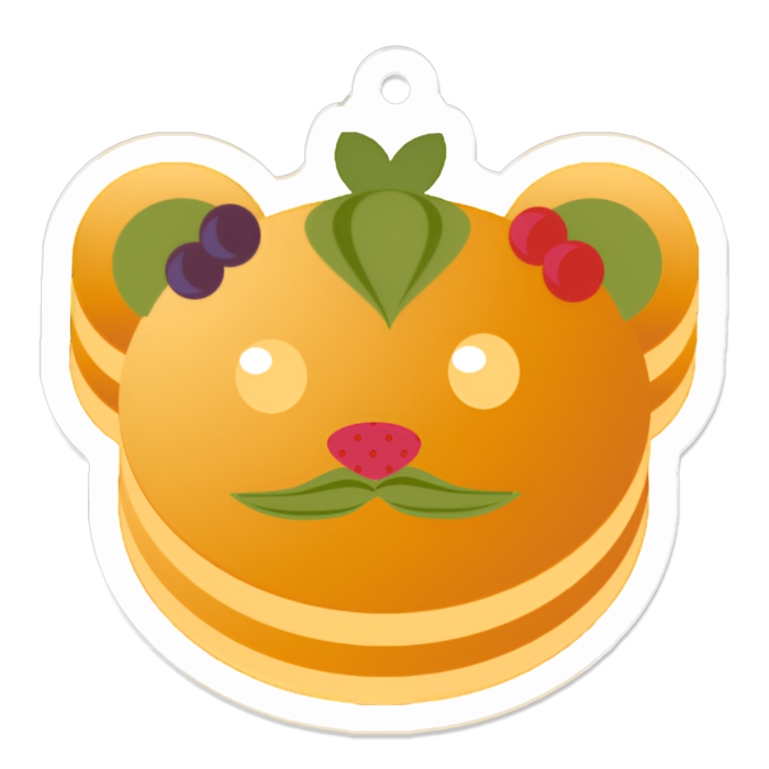 アクリルキーホルダー - 50 x 50 (mm)