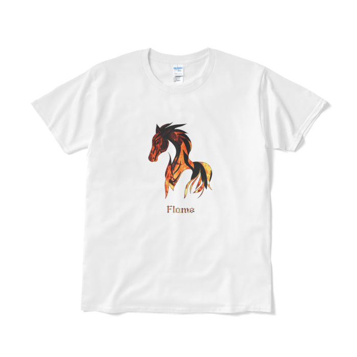 flame　Tシャツ（短納期） - L - ホワイト