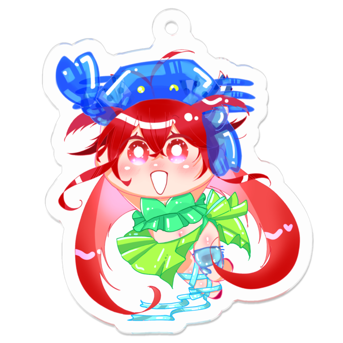 アクリルキーホルダー - 50 x 50 (mm)