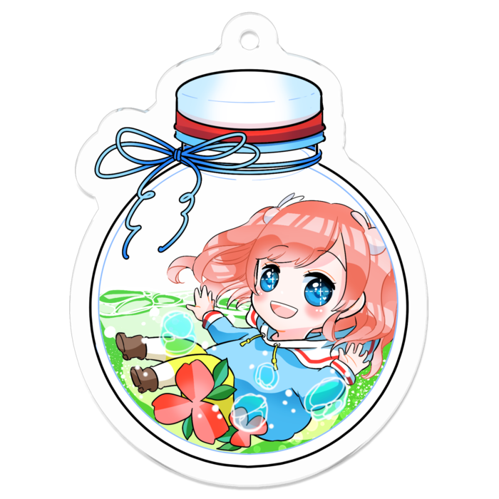 アクリルキーホルダー - 50 x 50 (mm)