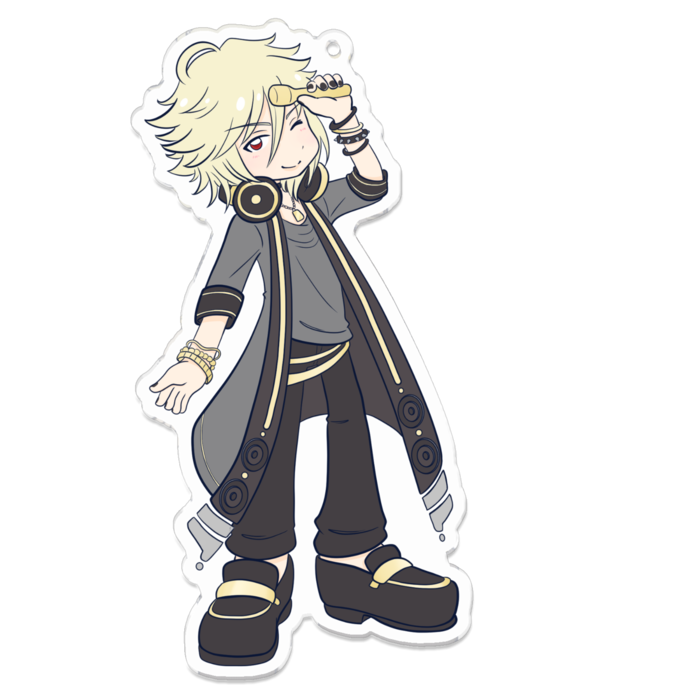 アクリルキーホルダー（コーティング） - 100 x 100 (mm)