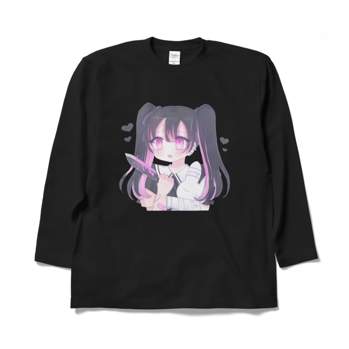 ロングスリーブTシャツ - XL - ブラック