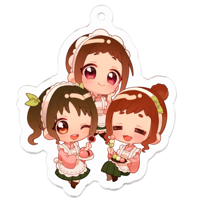 アクリルキーホルダー - 50 x 50 (mm)