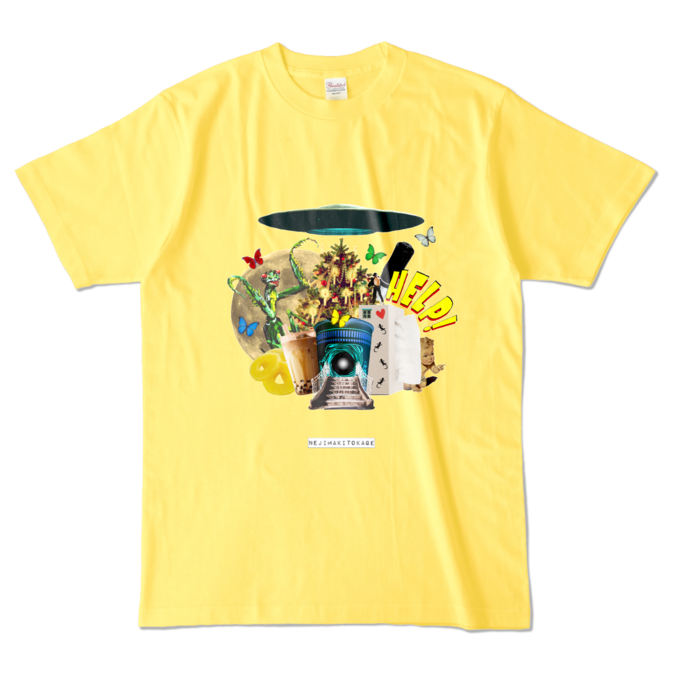 カラーTシャツ - L - イエロー (濃色)