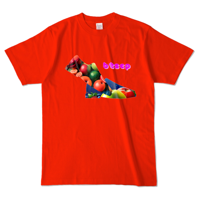 カラーTシャツ - L - レッド (濃色)