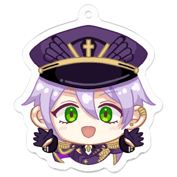 アクリルキーホルダー - 50 x 50 (mm)