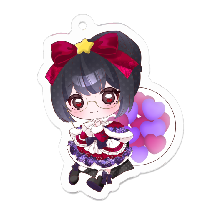 アクリルキーホルダー - 50 x 50 (mm)