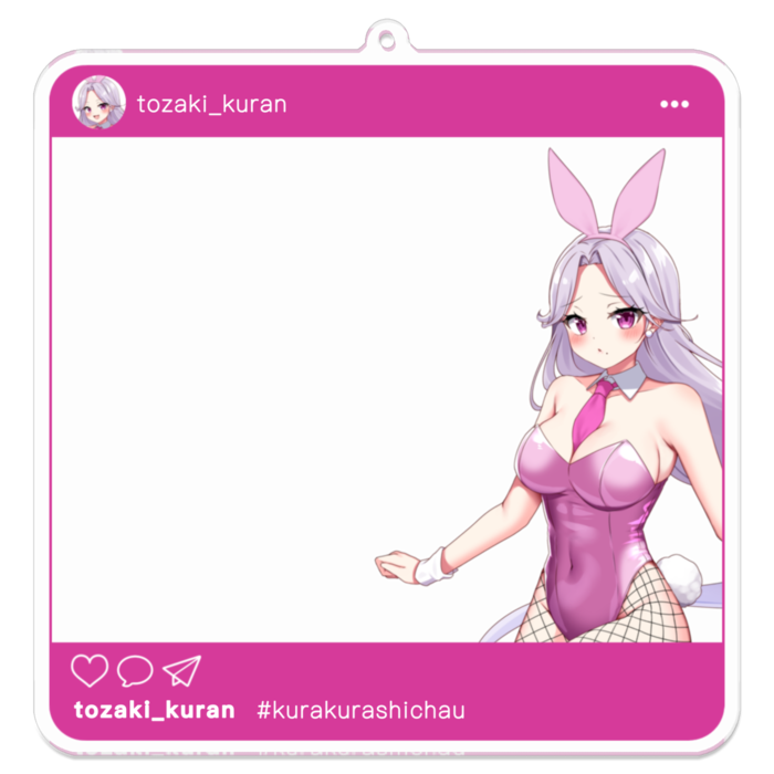 アクリルキーホルダー - 100 x 100 (mm)